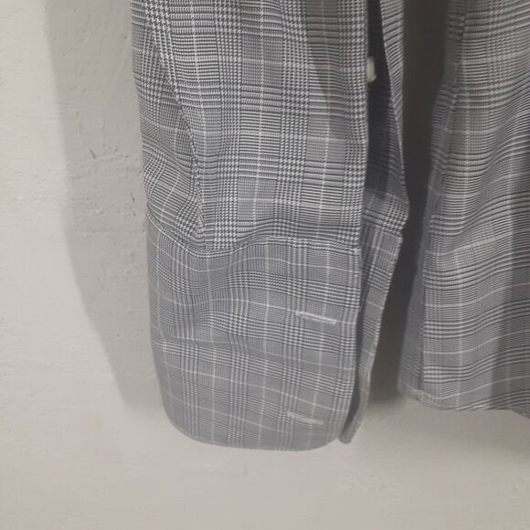 Brooks Brothers MAKERS 1818 Adult Mens Large Gray Long Sleeve Button Up Shirt - Picture 7 of 11